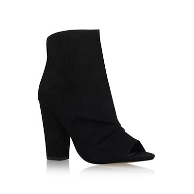 Black 'Sybil' high heel ankle boots
